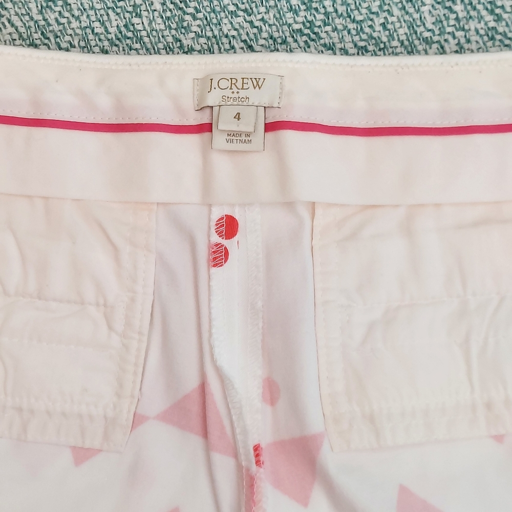 J. Crew Geo Print Shorts, sz 4 - Picture 9 of 9